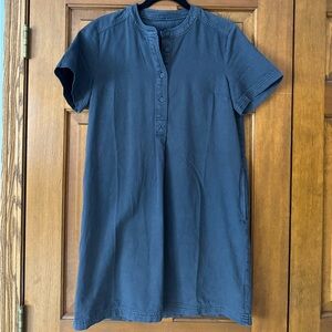 GAP Gray Denim Mini Dress